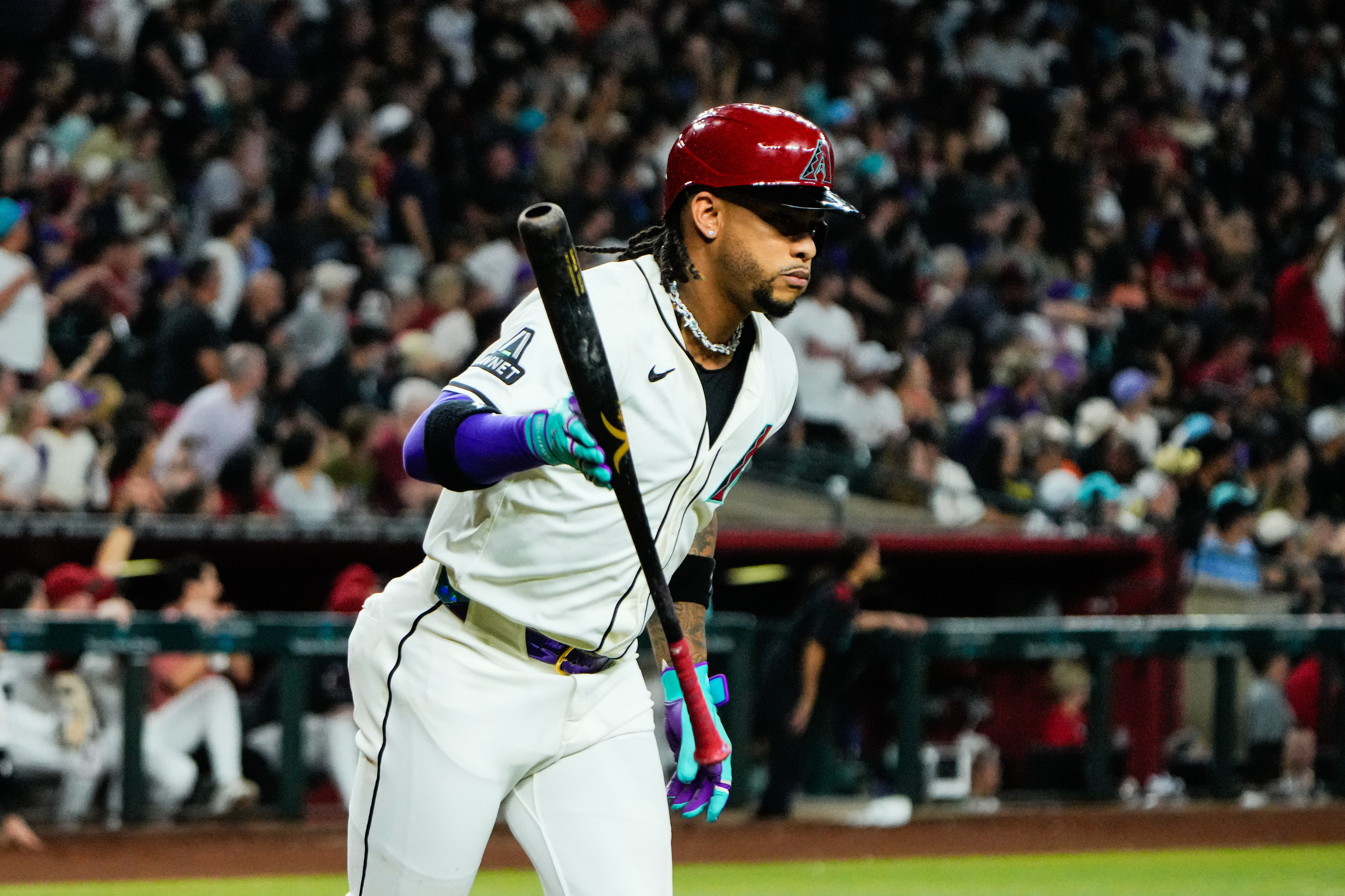 Ketel Marte could unleash a monster shot under the lights tonight (Credits: IMAGN)